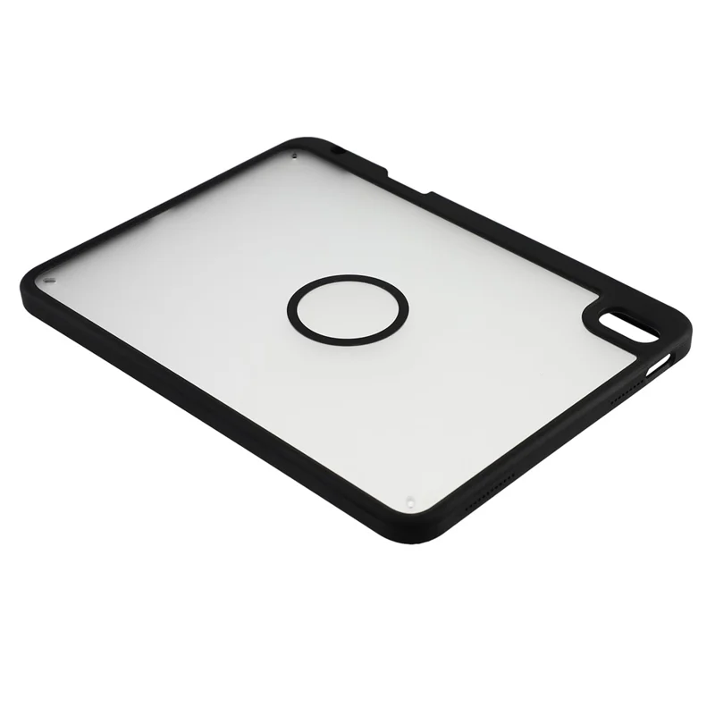 Tabletbeskyttelse til iPad 10,9 (2025) / (2022) mat magnetisk cover med blyantfag stødfast TPU + PC skal - mat sort