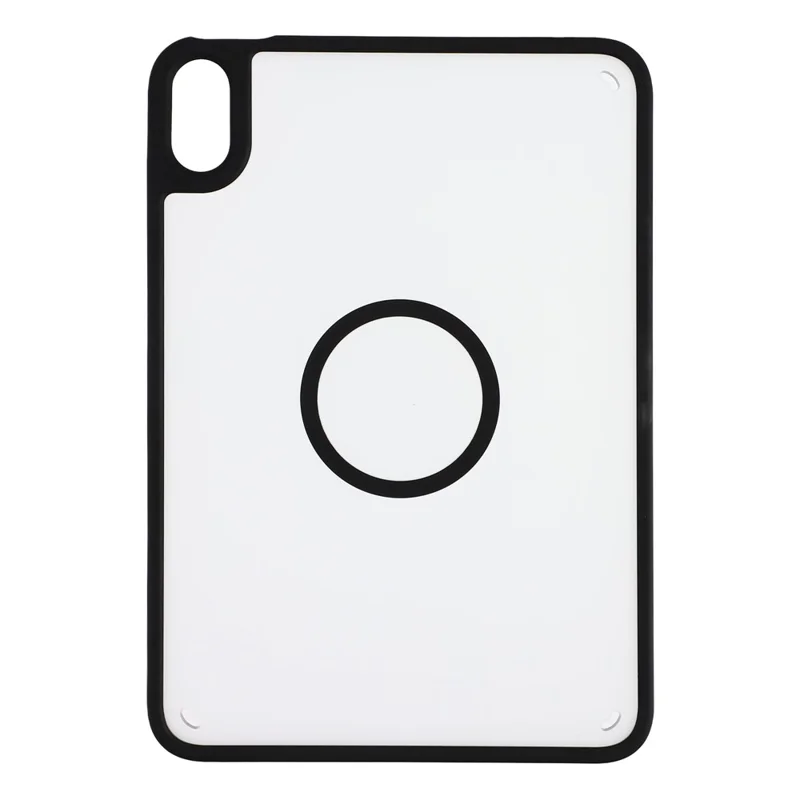 Tablet Case for iPad mini (2024)  /  (2021) Matte Magnetic Cover Shockproof TPU + PC Shell - Matte Black
