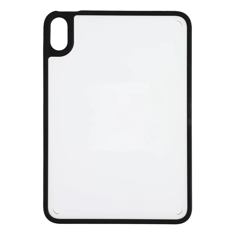 Für iPad mini (2024) / (2021) Tasche Mattes PC + TPU Sturzschutz-Rückseite – Matt Schwarz