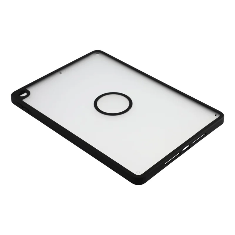 Tablet Case for iPad 10.2 (2021)  /  (2020)  /  (2019) Matte Magnetic Cover Shockproof TPU + PC Shell - Matte Black