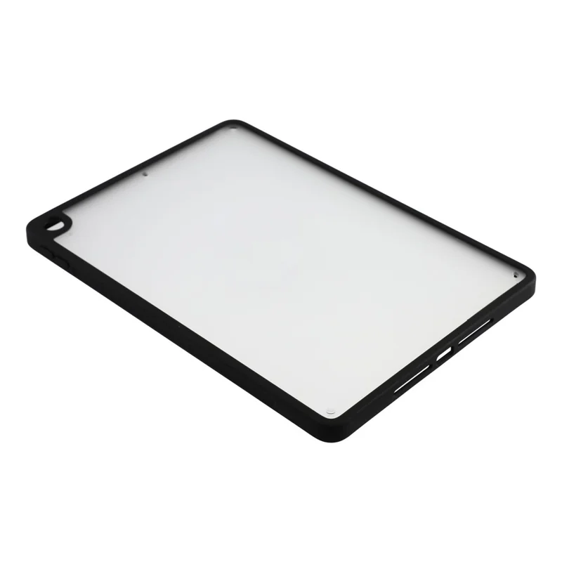 Case for iPad 10.2 (2021) / (2020) / (2019) Matte PC + TPU Drop Protection Back Cover - Matte Black