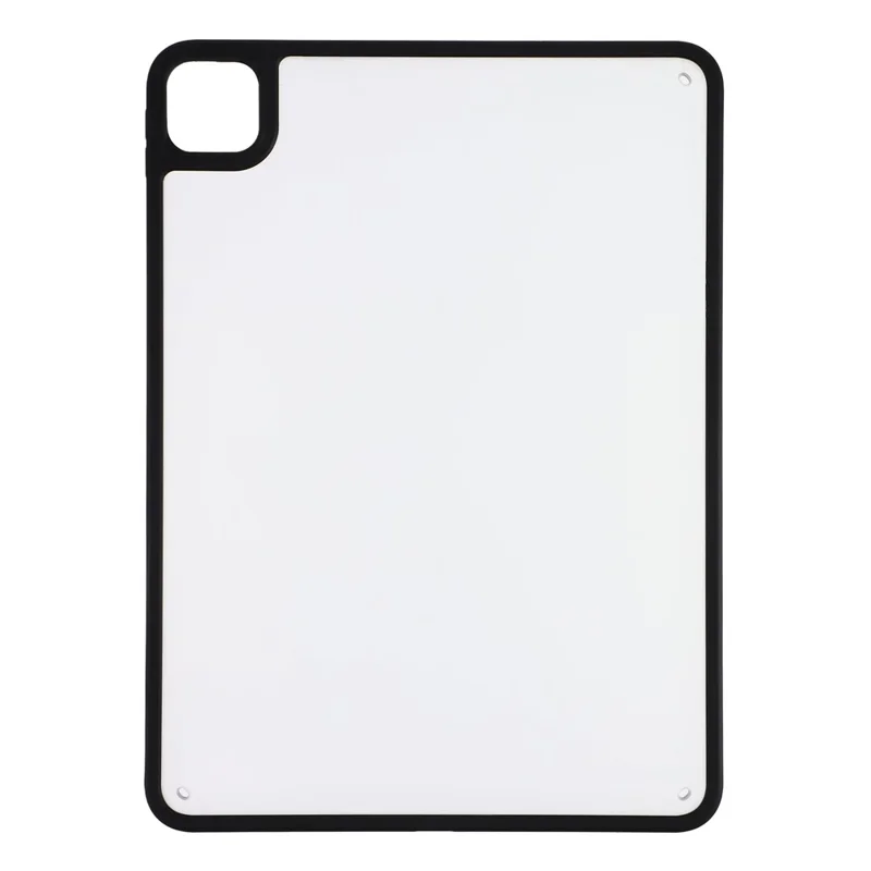 Hülle für iPad Pro 11 (2022) / (2021) / (2020) / (2018) Matt PC + TPU Sturzschutz-Rückseite – Matt Schwarz