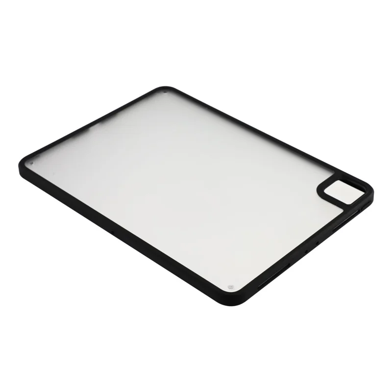 Hülle für iPad Pro 11 (2022) / (2021) / (2020) / (2018) Matt PC + TPU Sturzschutz-Rückseite – Matt Schwarz