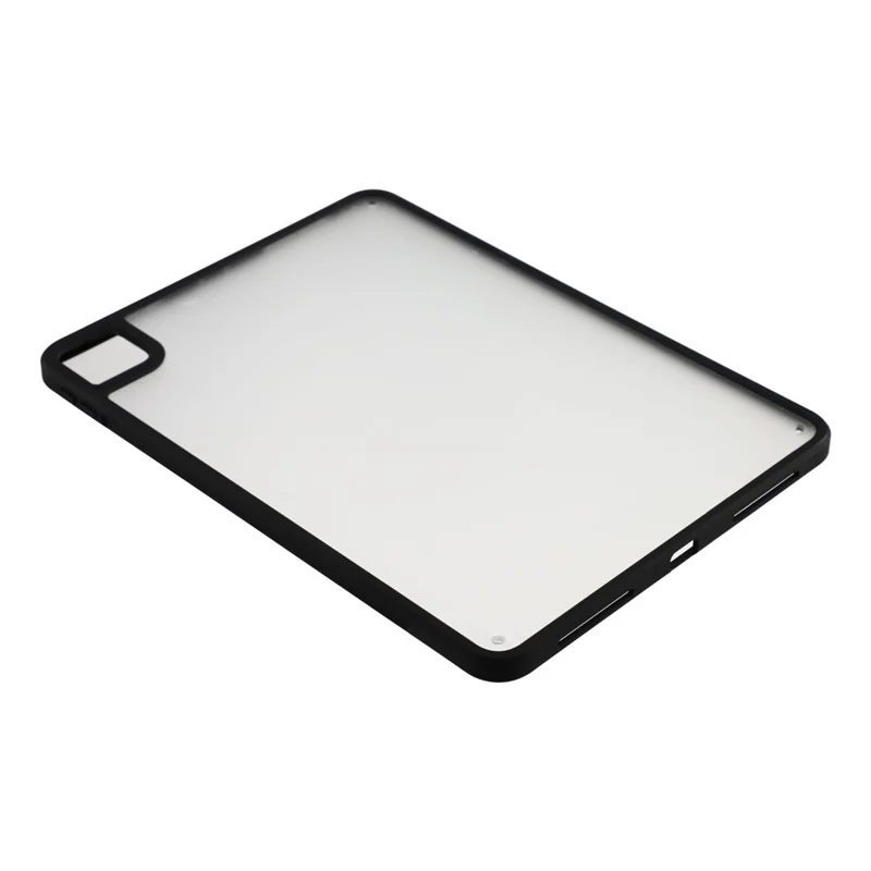 Hülle für iPad Pro 11 (2022) / (2021) / (2020) / (2018) Matt PC + TPU Sturzschutz-Rückseite – Matt Schwarz