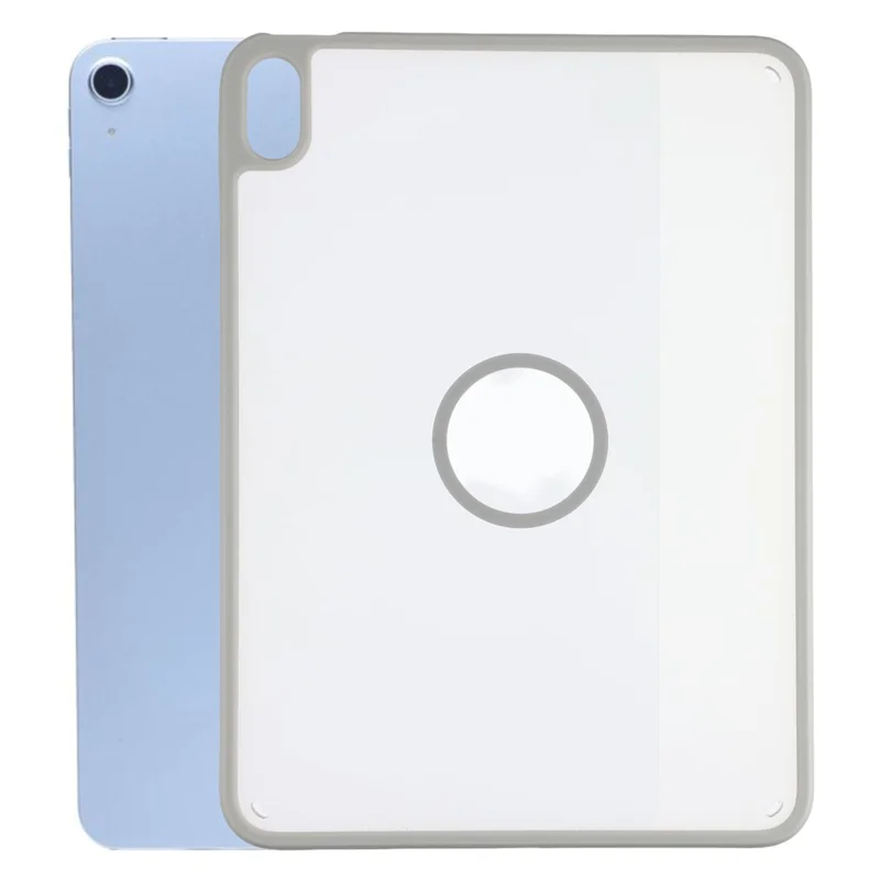 Tablet Case for iPad (2025)  /  10.9 (2022) Matte Magnetic Cover Shockproof TPU + PC Shell - Matte Grey