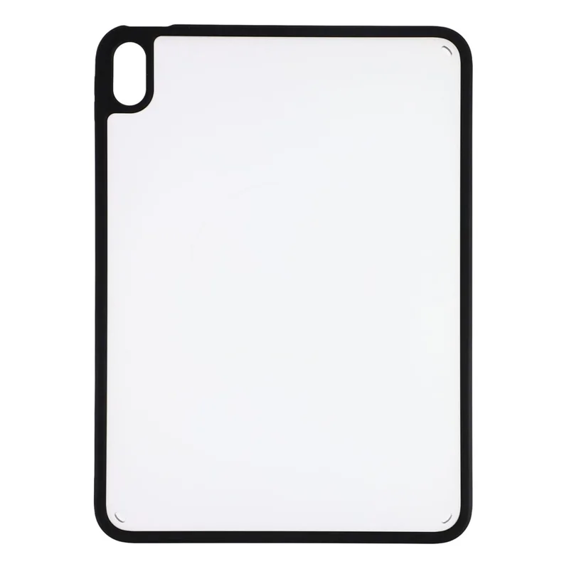 For iPad (2025) / iPad 10.9 (2022) Case Matte PC + TPU Drop Protection Back Cover - Matte Black