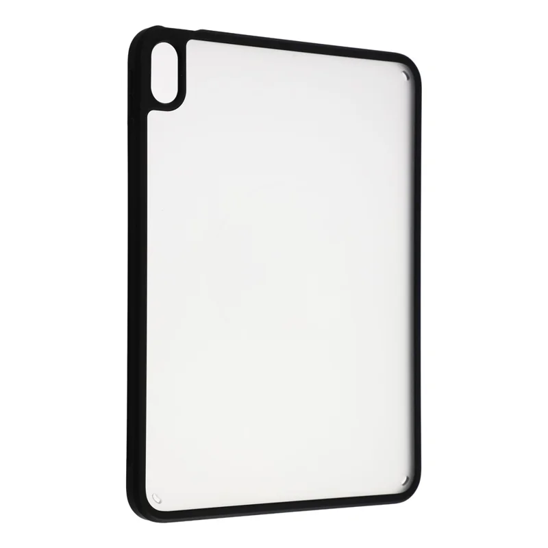 For iPad (2025) / iPad 10.9 (2022) Case Matte PC + TPU Drop Protection Back Cover - Matte Black