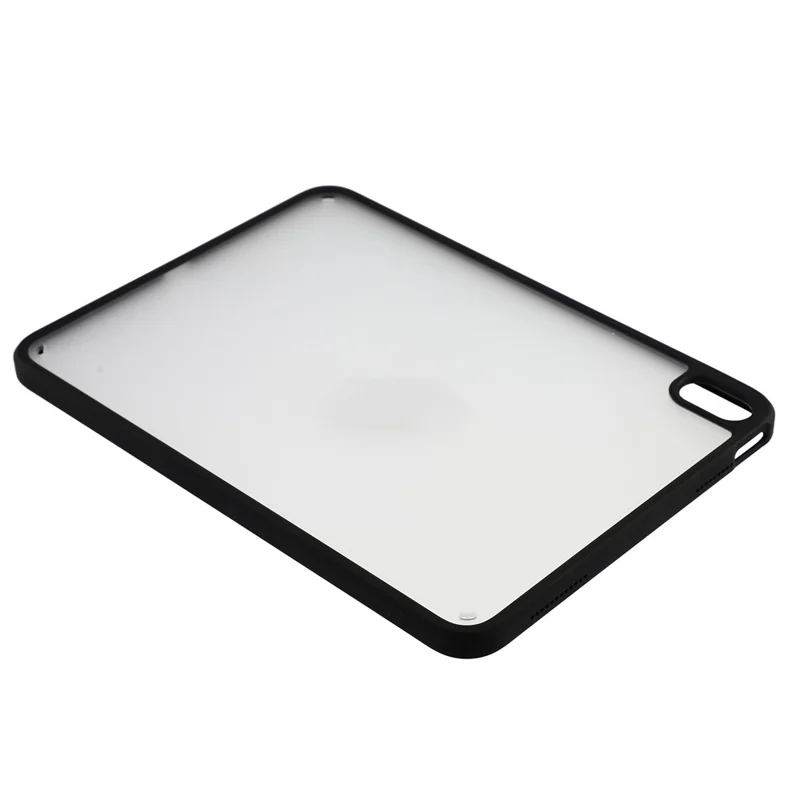 For iPad (2025) / iPad 10.9 (2022) Case Matte PC + TPU Drop Protection Back Cover - Matte Black