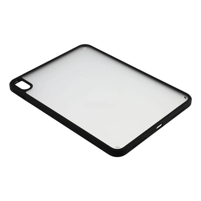 For iPad (2025) / iPad 10.9 (2022) Case Matte PC + TPU Drop Protection Back Cover - Matte Black