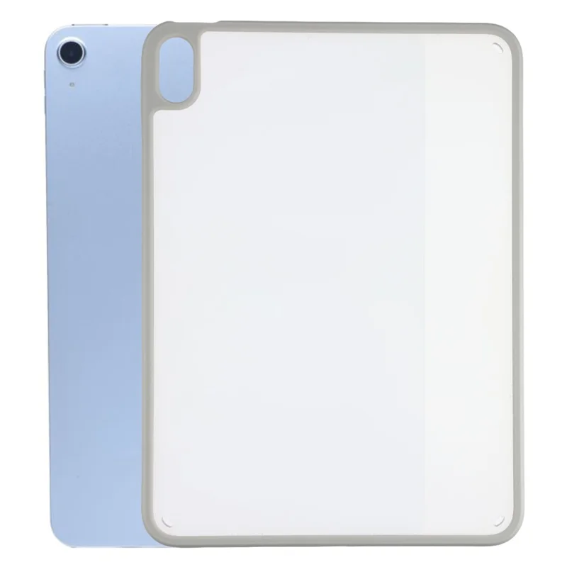 Case for iPad Air 11 (2026) / (2025) / (2024) / iPad Air (2022) / (2020) Matte PC + TPU Drop Protection Back Cover - Matte Grey