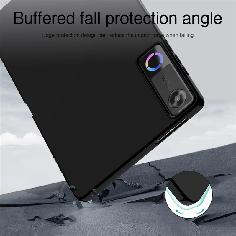 For Lenovo Legion Y700 (Gen 5) Tablet Case Shockproof TPU Protective Cover - Black