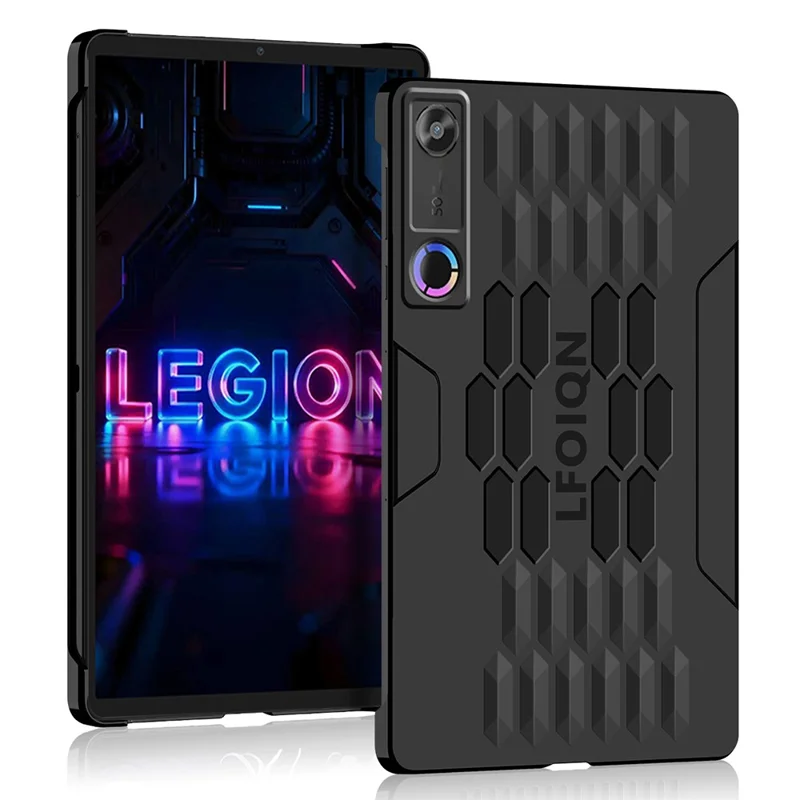 For Lenovo Legion Y700 (Gen 5) Tablet Case Shockproof PC Protective Cover - Black