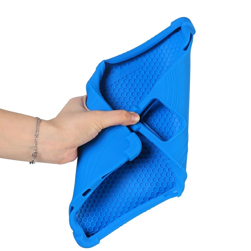 Tablet Case For Lenovo Tab K11 Gen 2  /  Idea Tab Adjustable Kickstand Silicone Tablet Protective Cover - Dark Blue