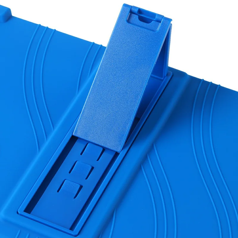 Tablet Case For Lenovo Tab K11 Gen 2  /  Idea Tab Adjustable Kickstand Silicone Tablet Protective Cover - Dark Blue