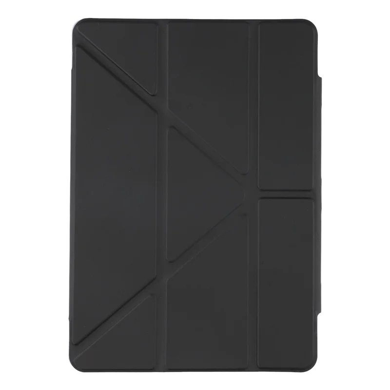 Coque pour iPad (2025) / 10,9 (2022) Coque rigide transparente avec rangement pour crayon, housse intelligente avec fonction veille/réveil, support protecteur - Noir