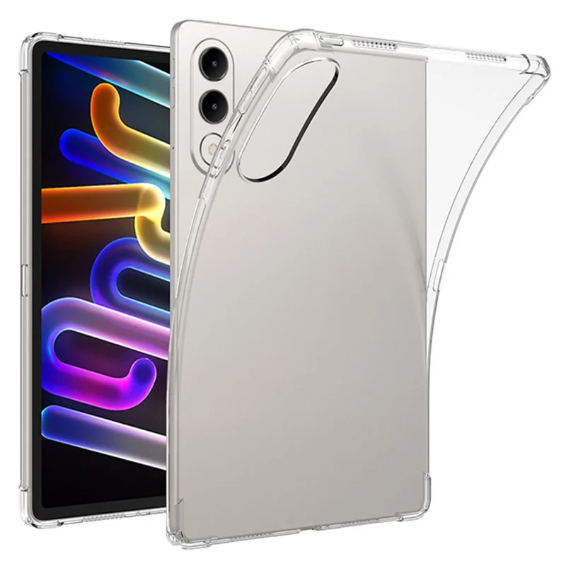 For Lenovo Yoga Tab 11.1 Case Four Corner Shockproof Clear Tablet TPU Cover - Transparent