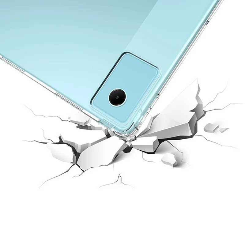 For Lenovo Idea Tab Plus Case Four Corner Shockproof Clear Tablet TPU Cover - Transparent