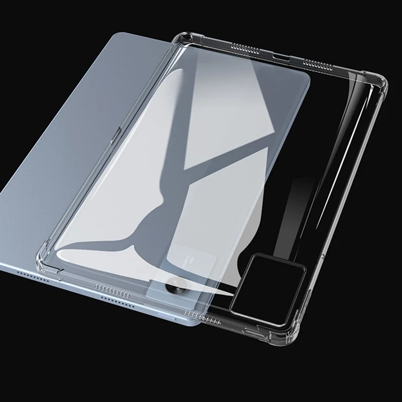 For Lenovo Idea Tab Case Four Corner Shockproof Clear Tablet TPU Cover - Transparent