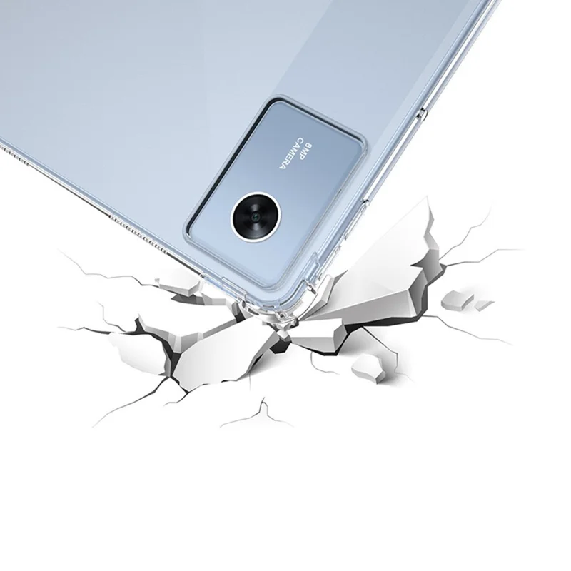 For Lenovo Idea Tab Case Four Corner Shockproof Clear Tablet TPU Cover - Transparent