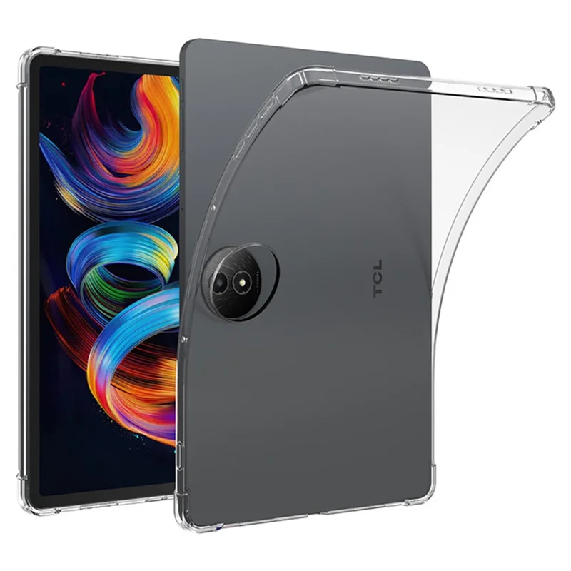 For TCL NxtPaper 11 Gen 2 Case Four Corner Shockproof Clear Tablet TPU Cover - Transparent