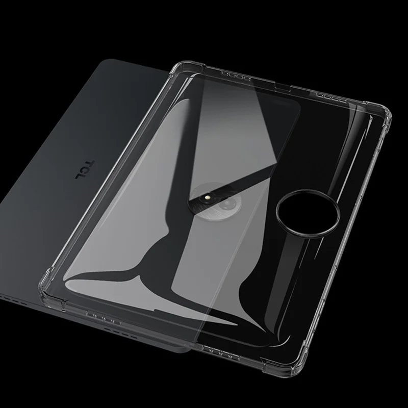 For TCL NxtPaper 11 Gen 2 Case Four Corner Shockproof Clear Tablet TPU Cover - Transparent
