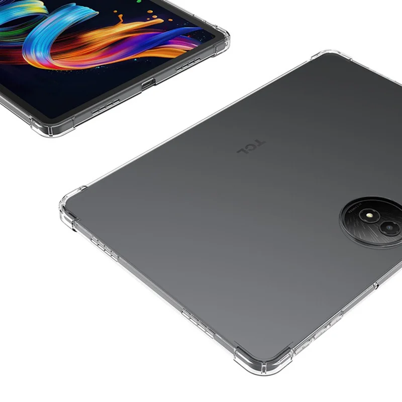 For TCL NxtPaper 11 Gen 2 Case Four Corner Shockproof Clear Tablet TPU Cover - Transparent