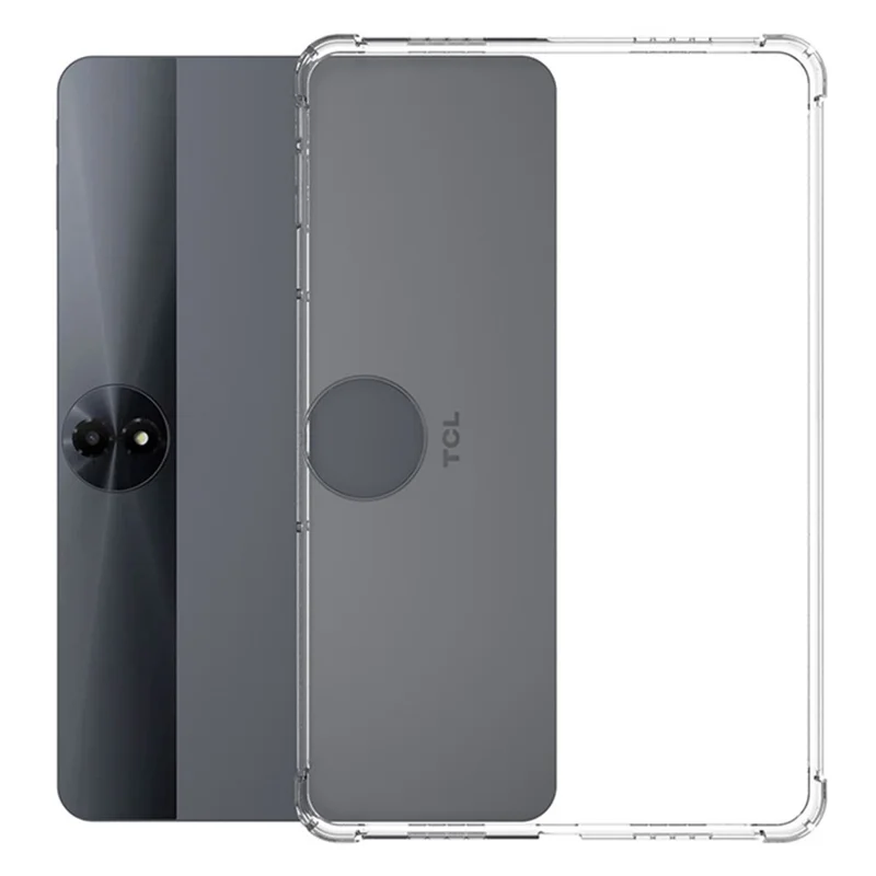 For TCL NxtPaper 11 Plus Case Four Corner Shockproof Clear Tablet TPU Cover - Transparent
