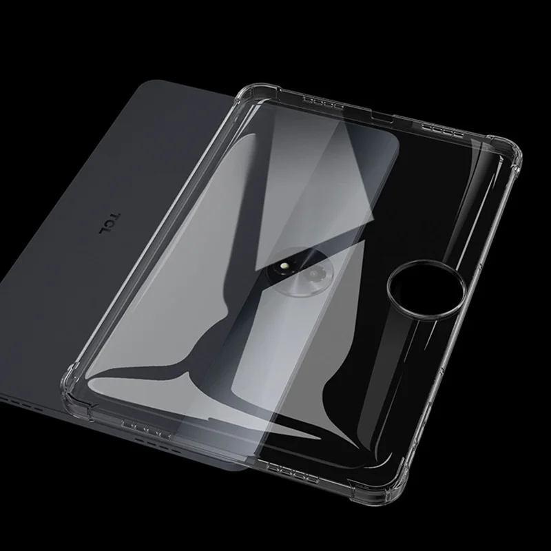 For TCL NxtPaper 11 Plus Case Four Corner Shockproof Clear Tablet TPU Cover - Transparent