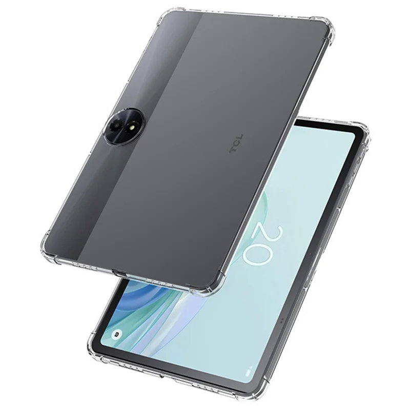 For TCL NxtPaper 11 Plus Case Four Corner Shockproof Clear Tablet TPU Cover - Transparent