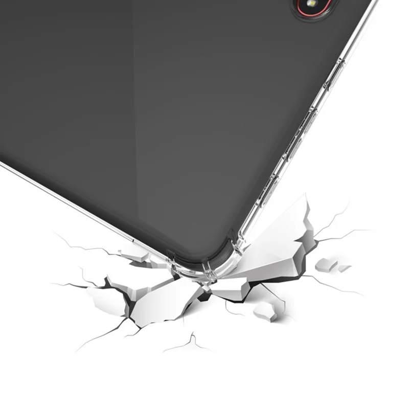 Case For Galaxy Tab Active5 Pro  /  Active Pro  /  Active4 Pro Four Corner Shockproof Clear Tablet TPU Cover - Transparent