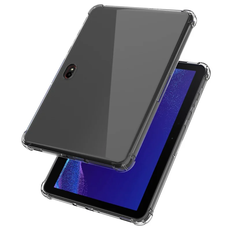 Case For Galaxy Tab Active5 Pro  /  Active Pro  /  Active4 Pro Four Corner Shockproof Clear Tablet TPU Cover - Transparent