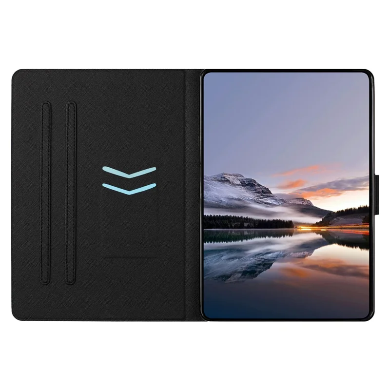 Tablet Case for iPad (2025)  /  10.9 (2022) Litchi Texture TPU + PU Leather Protective Cover - Golden Sand