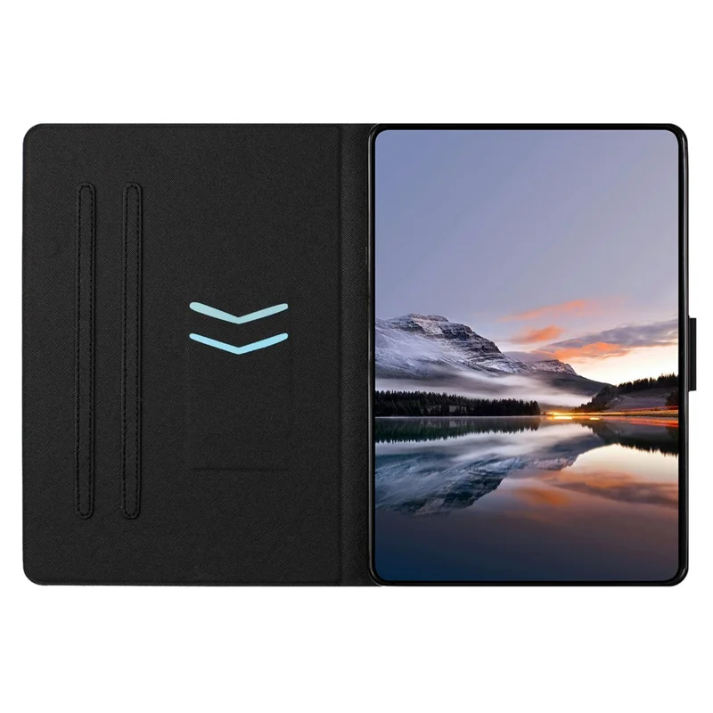 Tablet Case for Samsung Galaxy Tab S10 FE  /  S10 Lite  /  S9  /  S9 FE Litchi Texture TPU + PU Leather Protective Cover - Golden Sand