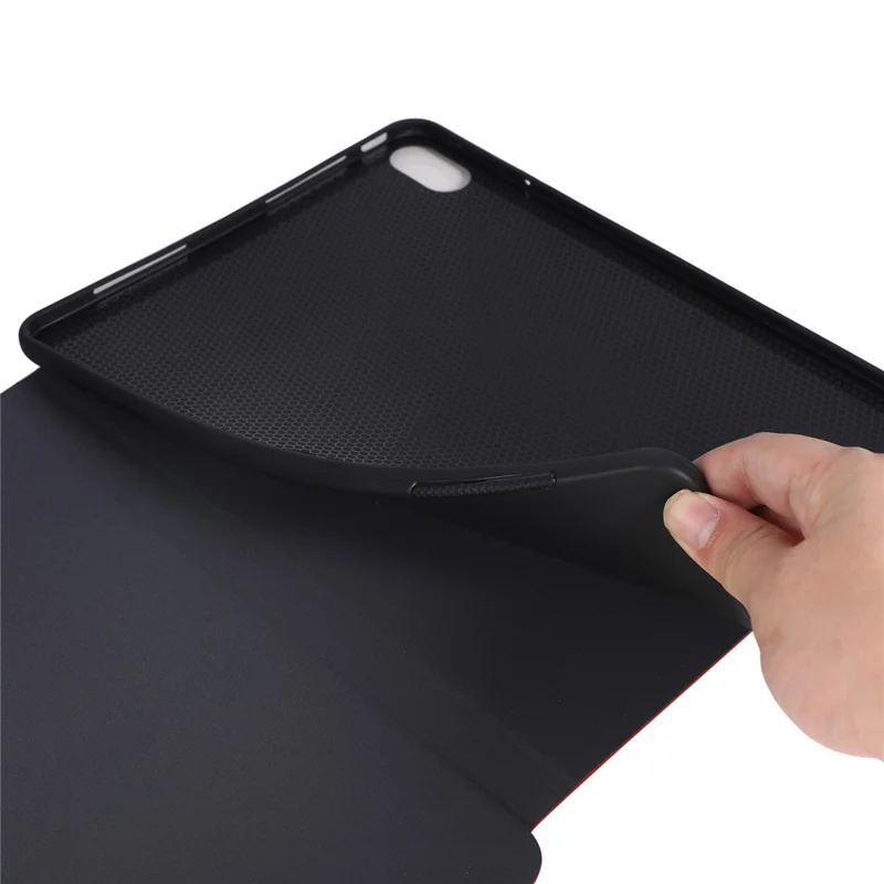 For Oppo Pad 5 Shockproof Case PU Leather Tablet Cover with Stand - Green