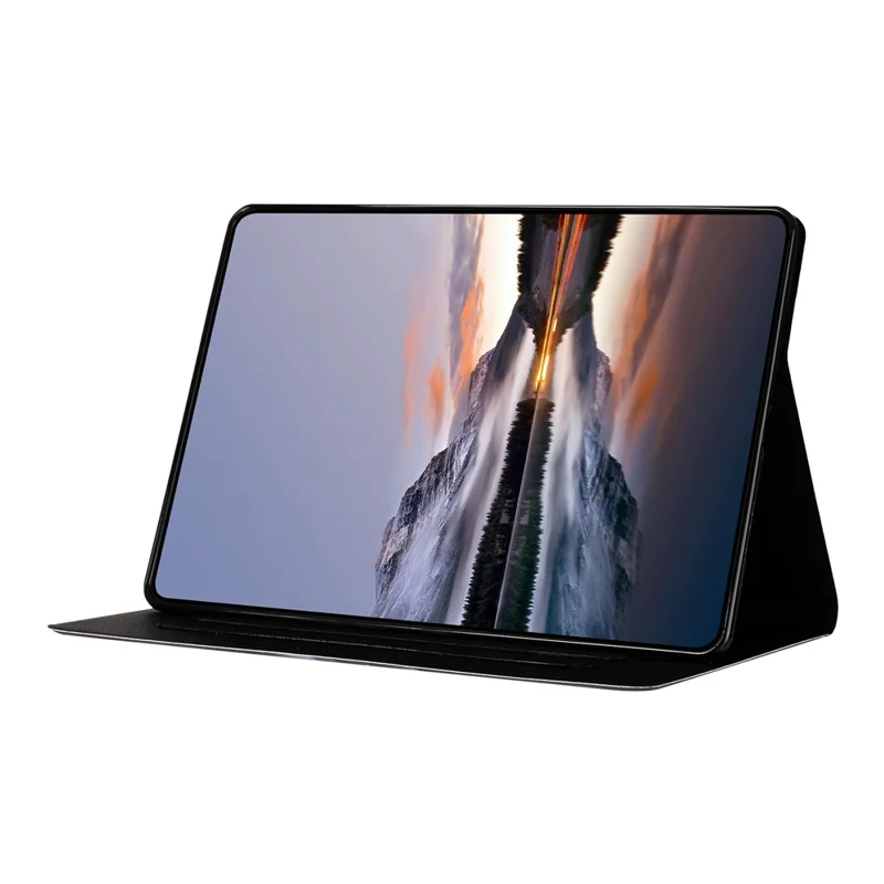 For Samsung Galaxy Tab A 10.1 (2019) Tablet Case Litchi Texture TPU + PU Leather Protective Cover - Colorful Wolf