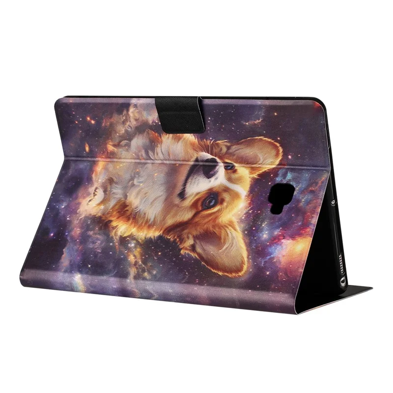 For Samsung Galaxy Tab A 10.1 (2016) Tablet Case Litchi Texture TPU + PU Leather Protective Cover - Corgi