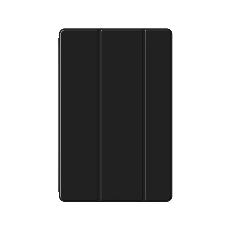 Funda para Lenovo Xiaoxin Pad Pro 13, carcasa de cuero PU y TPU trasera con soporte triflexible - Negro
