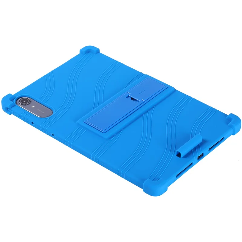Tablet Case For Lenovo Idea Tab Pro Gen 2  /  Xiaoxin Pad Pro GT Adjustable Kickstand Silicone Tablet Protective Cover - Dark Blue