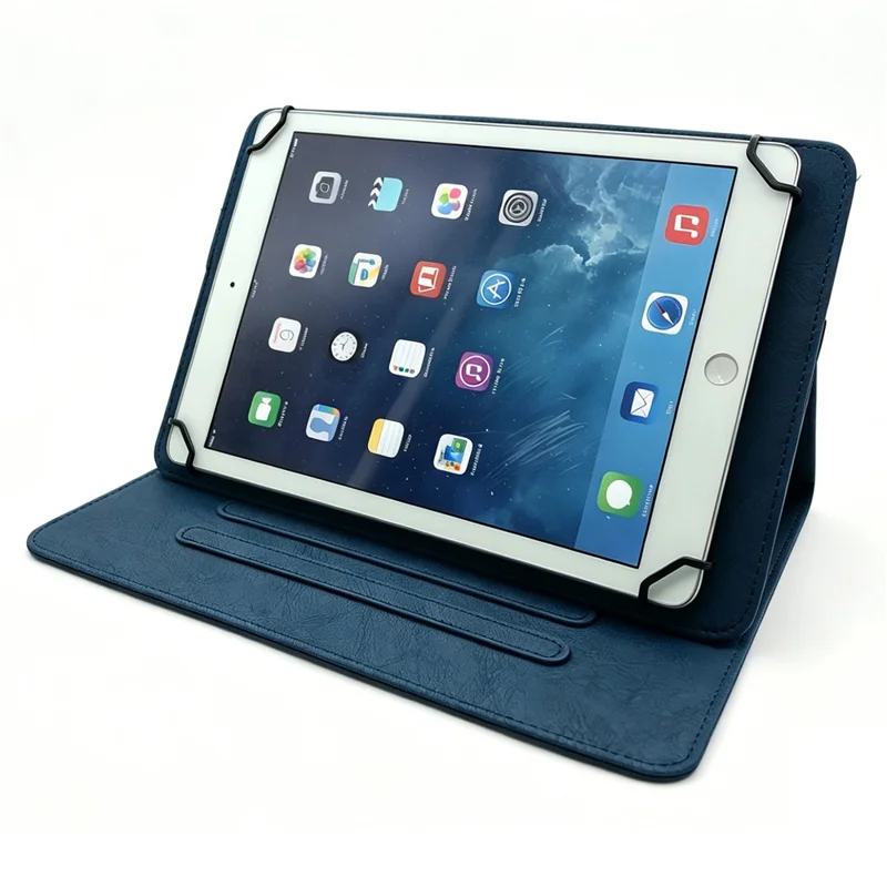 Tablet Case for iPad Mini  /  2  /  3  /  4  /  (2024)  /  (2021)  /  (2019) 7.9 inch  /  Wi-Fi  /  iPod mini (1st Generation Embossed Magpie Pattern TPU PU Protective Cover with Card Slots - Blue