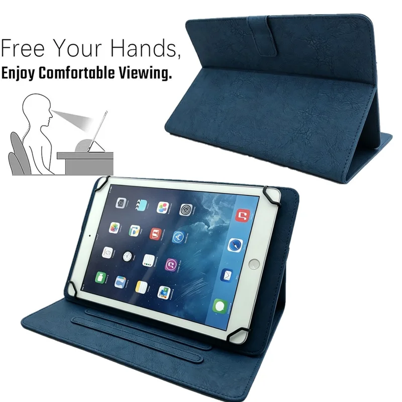 Tablet Case for iPad Mini  /  2  /  3  /  4  /  (2024)  /  (2021)  /  (2019) 7.9 inch  /  Wi-Fi  /  iPod mini (1st Generation Embossed Magpie Pattern TPU PU Protective Cover with Card Slots - Blue