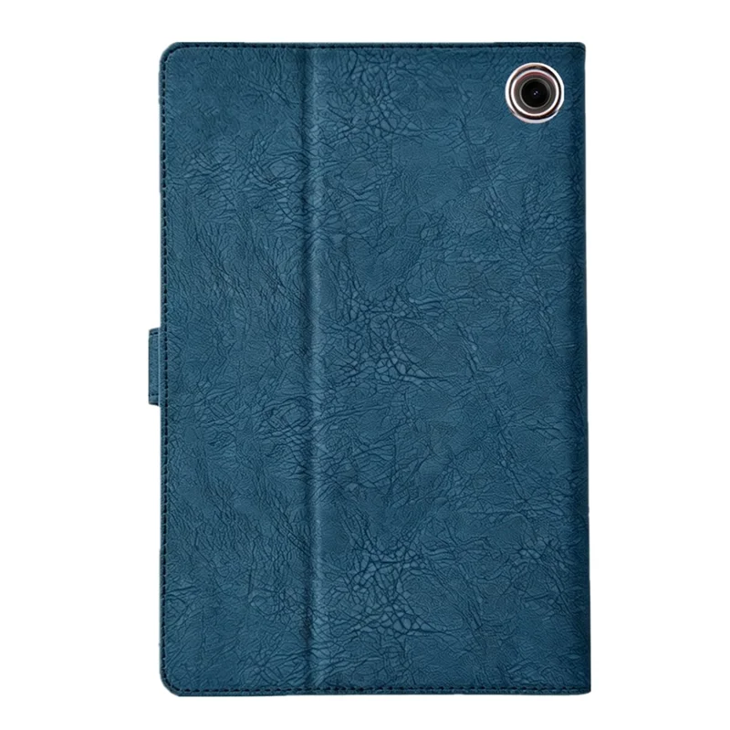 Tablet Case for Amazon Fire HD 8 (2024)  /  (2022)  /  (2020)  /  8 Plus (2022)  /  (2020)  Embossed Magpie Pattern TPU PU Protective Cover with Card Slots - Blue