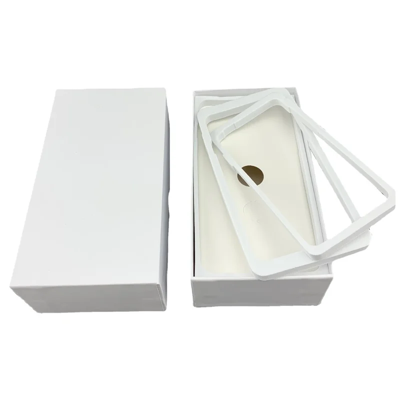 Top-and-Bottom Design Universal Packaging Box with Inner Tray for iPhone, 175mm x 95mm x 40mm
