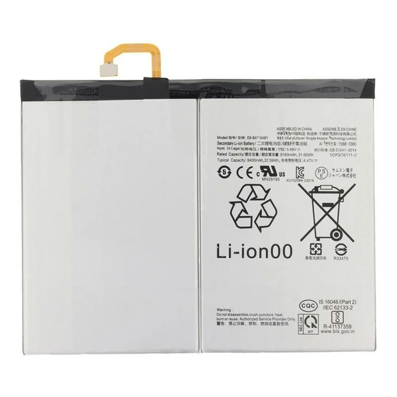 For Samsung Galaxy Tab S9 X710 X716 11" 3.88V 8160mAh Li-Polymer Battery Assembly Part (Without Logo) (Encode: EB-BX716ABY)
