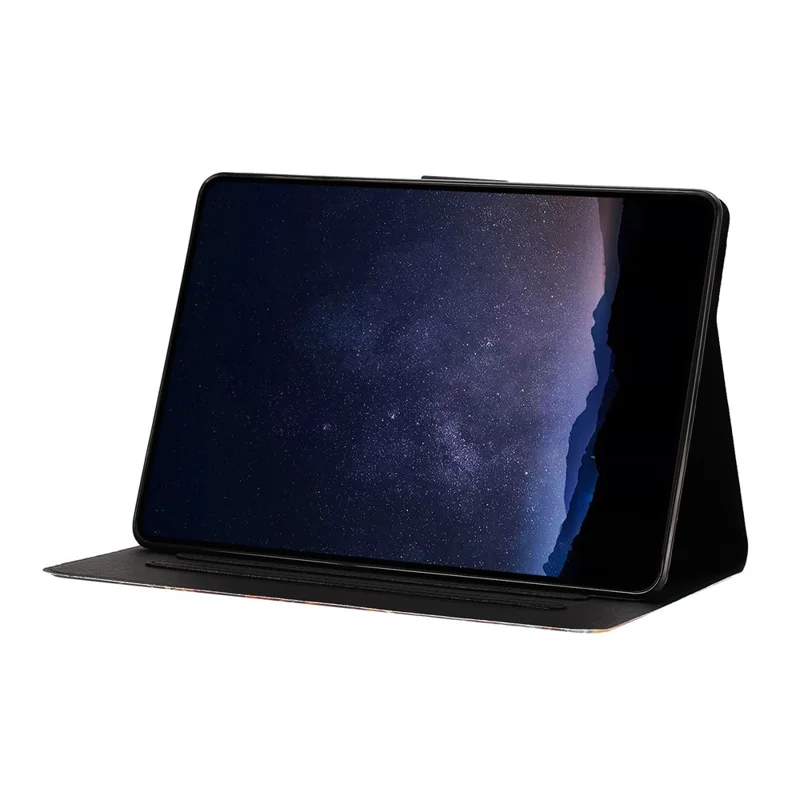 Funda de cuero para tableta Lenovo Xiaoxin Pad 11 2025, funda con soporte, ranuras para tarjetas, patrón de piel de lichi, tapa magnética de protección - Night Wolf