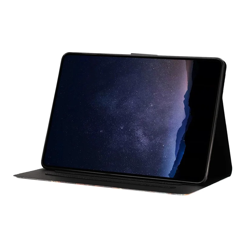 For Xiaomi Redmi Pad 2 Tablet Case Leather Stand Case with Card Slots Litchi Pattern Magnetic Flip Protective Cover - Colorful Wolf