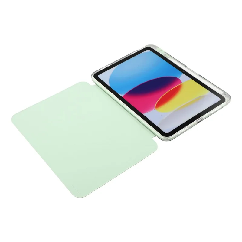 MUTURAL Crystal Shield Case for iPad (2025)  /  10.9 (2022) Trifold Stand Tablet Cover - Green