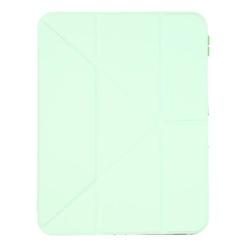 MUTURAL Crystal Shield Case for iPad (2025)  /  10.9 (2022) Trifold Stand Tablet Cover - Green