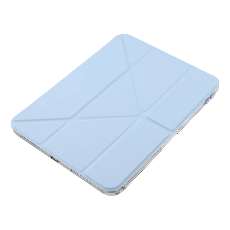 MUTURAL Crystal Shield Case for iPad Pro 11 (2025)  /  (2024) Trifold Stand Tablet Cover - Sky Blue