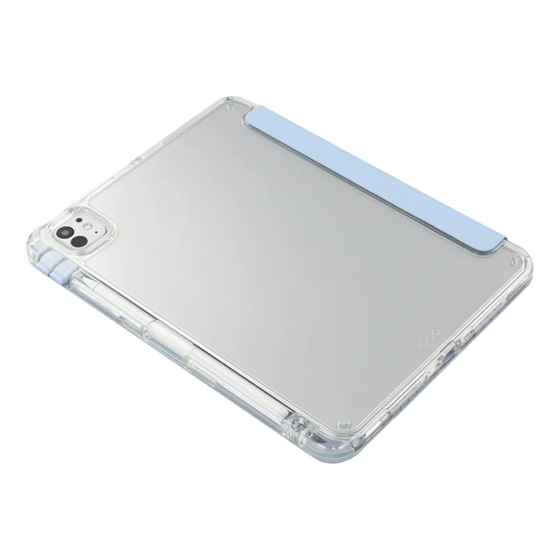 MUTURAL Crystal Shield Case for iPad Pro 11 (2025)  /  (2024) Trifold Stand Tablet Cover - Sky Blue