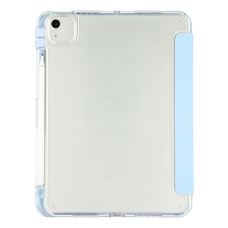 MUTURAL Crystal Shield Case for iPad Pro 11 (2025)  /  (2024) Trifold Stand Tablet Cover - Sky Blue